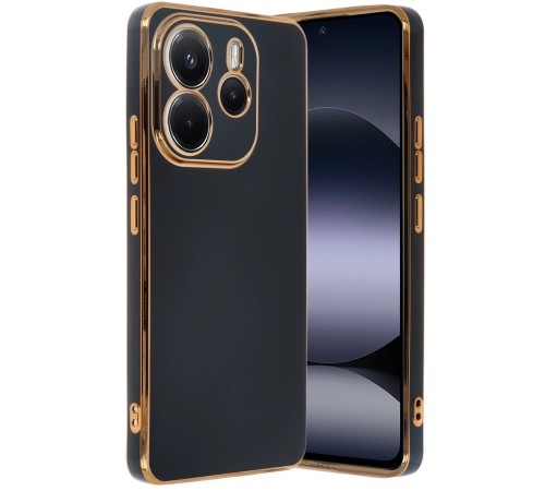 Xiaomi Redmi Note 14 4G Kılıf Volet Silikon - Siyah Xiaomi Redmi Note 14 4G Kılıf Volet Silikon - Siyah