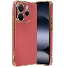 Xiaomi Redmi Note 14 4G Kılıf Volet Silikon - Kırmızı