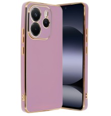 Xiaomi Redmi Note 14 4G Kılıf Volet Silikon - Mor