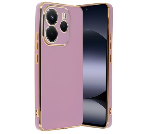 Xiaomi Redmi Note 14 4G Kılıf Volet Silikon - Mor Xiaomi Redmi Note 14 4G Kılıf Volet Silikon - Mor