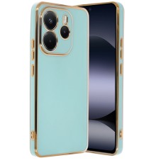Xiaomi Redmi Note 14 4G Kılıf Volet Silikon - Açık Yeşil