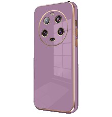 Xiaomi Mi 14 Ultra Kılıf Volet Silikon - Mor