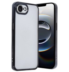 iPhone 16E Kılıf Razer Lensli Silikon - Siyah