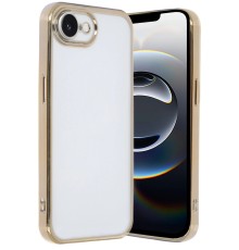 iPhone 16E Kılıf Razer Lensli Silikon - Gold