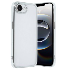 iPhone 16E Kılıf Razer Lensli Silikon - Gümüş