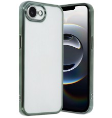 iPhone 16E Kılıf Razer Lensli Silikon - Yeşil