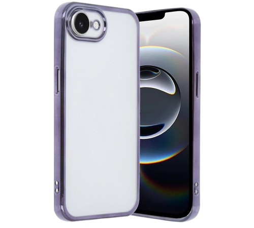 iPhone 16E Kılıf Razer Lensli Silikon - Mor iPhone 16E Kılıf Razer Lensli Silikon - Mor