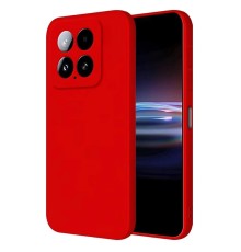 Xiaomi Mi 14T Pro Kılıf Nano içi Kadife Silikon - Kırmızı
