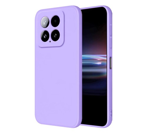 Xiaomi Mi 14T Pro Kılıf Nano içi Kadife Silikon - Lila