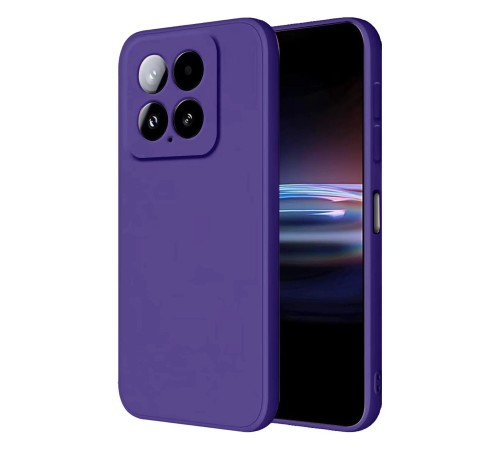 Xiaomi Mi 14T Pro Kılıf Nano içi Kadife Silikon - Mor