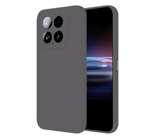 Xiaomi Mi 14T Pro Kılıf Nano içi Kadife Silikon - Gri