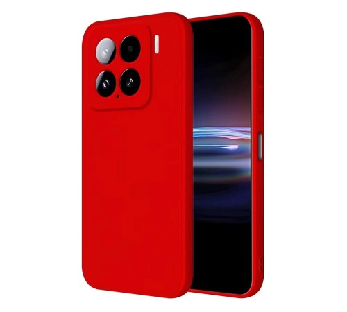 Xiaomi Mi 15 Kılıf Nano içi Kadife Silikon - Kırmızı