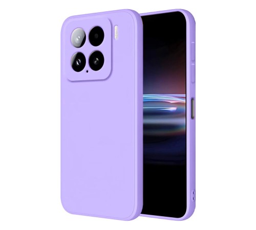 Xiaomi Mi 15 Kılıf Nano içi Kadife Silikon - Lila