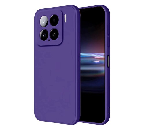 Xiaomi Mi 15 Kılıf Nano içi Kadife Silikon - Mor