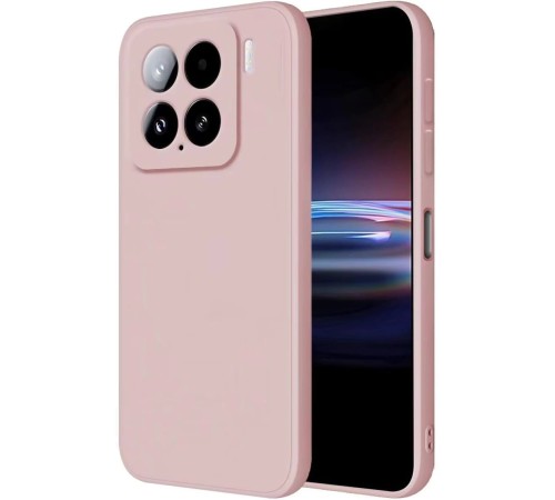 Xiaomi Mi 15 Kılıf Nano içi Kadife Silikon - Pudra Xiaomi Mi 15 Kılıf Nano içi Kadife Silikon - Pudra