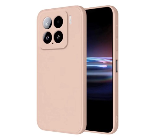 Xiaomi Mi 15 Pro Kılıf Nano içi Kadife Silikon - Pudra Xiaomi Mi 15 Pro Kılıf Nano içi Kadife Silikon - Pudra