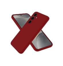 Samsung Galaxy S25 Kılıf Nano içi Kadife Silikon - Kırmızı