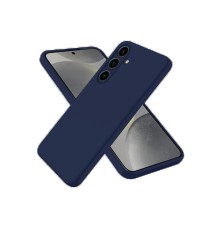 Samsung Galaxy S25 Kılıf Nano içi Kadife Silikon - Lacivert