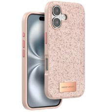 iPhone 16 Plus Bright Simli Kapak - Pembe