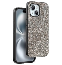 iPhone 15 Plus Bright Simli Kapak - Gold