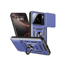 Xiaomi Mi 15 Kılıf Pars Lens Yüzüklü Silikon - Lacivert