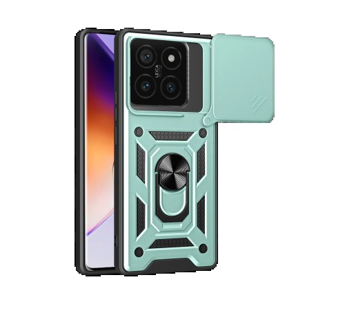 Xiaomi Mi 14T Pro Kılıf Pars Lens Yüzüklü Silikon - Yeşil Xiaomi Mi 14T Pro Kılıf Pars Lens Yüzüklü Silikon - Yeşil