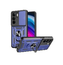 Realme C75 4G Kılıf Pars Lens Yüzüklü Silikon - Lacivert