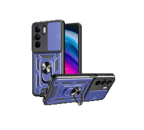Realme C75 4G Kılıf Pars Lens Yüzüklü Silikon - Lacivert Realme C75 4G Kılıf Pars Lens Yüzüklü Silikon - Lacivert