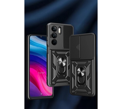 Realme C75 4G Kılıf Pars Lens Yüzüklü Silikon - Yeşil Realme C75 4G Kılıf Pars Lens Yüzüklü Silikon - Yeşil
