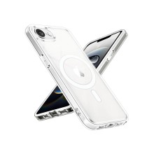 iPhone 16E Kılıf Magneticsafe Şeffaf Silikon - Şeffaf