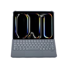 T5507D iPad Pro 11 (2022) Kılıf Palermo Ledli Klavyeli Standlı Tablet Kılıfı - Siyah