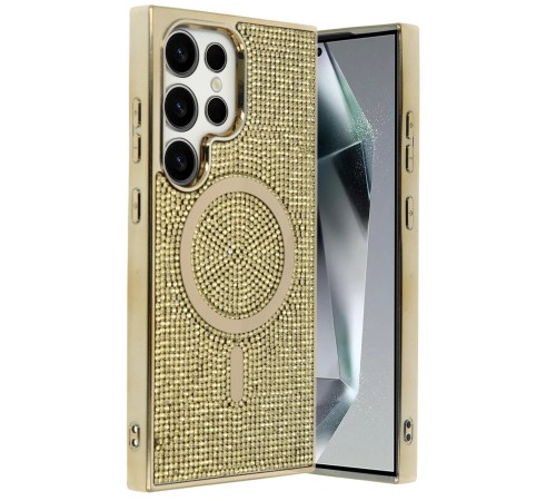 Samsung Galaxy S24 Ultra Helen Magsafe Kapak - Gold