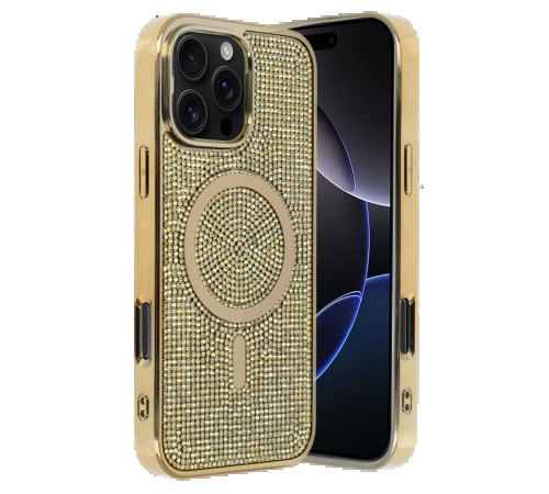 Apple iPhone 16 Pro Max Helen Magsafe Kapak - Gold