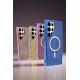 Samsung Galaxy S23 Ultra Helen Magsafe Kapak - Derin Mor