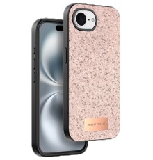 Apple iPhone 16E Bright Simli Kapak - Pembe