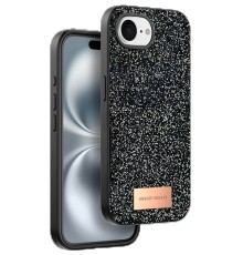 Apple iPhone 16E Bright Simli Kapak - Siyah