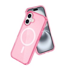 Apple iPhone 16 Star Magsafe Kapak - Pembe