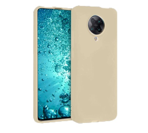 Xiaomi Redmi K30 Pro Kılıf Nano içi Kadife Silikon - Kemik Xiaomi Redmi K30 Pro Kılıf Nano içi Kadife Silikon - Kemik