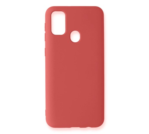 Samsung Galaxy M31 Kılıf Nano içi Kadife Silikon - Kiremit Samsung Galaxy M31 Kılıf Nano içi Kadife Silikon - Kiremit