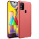 Samsung Galaxy M31 Kılıf Nano içi Kadife Silikon - Kiremit
