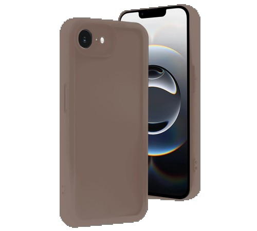 iPhone 16E Kılıf Viera Silikon - Kahverengi iPhone 16E Kılıf Viera Silikon - Kahverengi