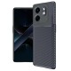 İnfinix Smart 9 Kılıf Auto Focus Karbon Kapak - Lacivert