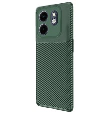 İnfinix Smart 9 Kılıf Auto Focus Karbon Kapak - Koyu Yeşil