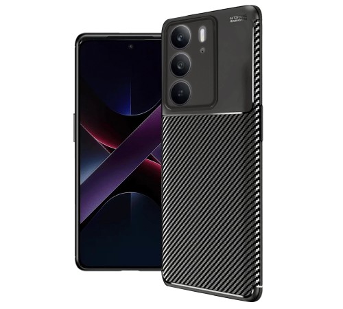 Realme C75 4G Auto Focus Karbon Kapak - Siyah Realme C75 4G Auto Focus Karbon Kapak - Siyah