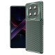 Honor Magic 7 Lite Kılıf Auto Focus Karbon Kapak - Koyu Yeşil