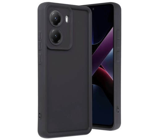 Xiaomi Poco X7 Pro Viera Silikon - Siyah Xiaomi Poco X7 Pro Viera Silikon - Siyah