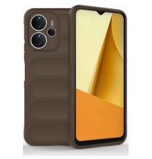 Xiaomi Redmi Note 14 4G Kılıf Optimum Silikon - Kahverengi