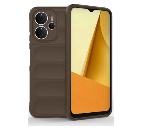 Xiaomi Redmi Note 14 4G Kılıf Optimum Silikon - Kahverengi Xiaomi Redmi Note 14 4G Kılıf Optimum Silikon - Kahverengi