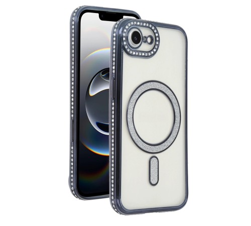 Apple iPhone 16E Joke Simli Magneticsafe Kılıf - Siyah