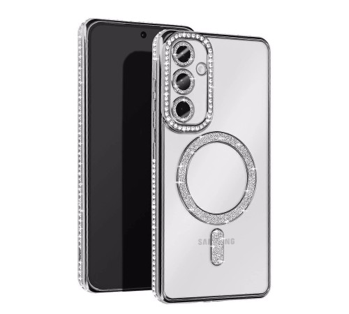 Samsung Galaxy S25 Edge Joke Simli Magneticsafe Kılıf - Gümüş